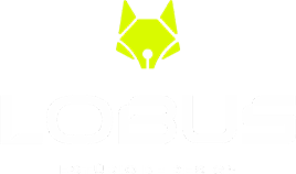 Logotipo Lobus Estúdio de Design - Criação de identidades visuais Vertical